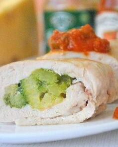Куриные роллы с брокколи и сыром