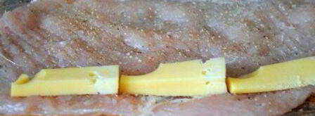 куриные роллы с брокколи и сыром. Шаг 2