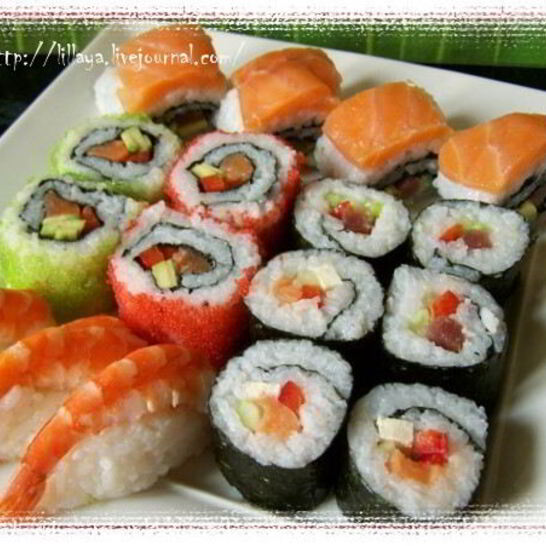 Рецепт роллы ассорти