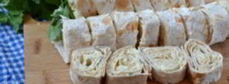 роллы из лаваша. Шаг 7