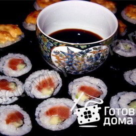 Рецепт роллы с семгой и роллы спайс
