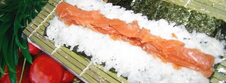 роллы с семгой. Шаг 7