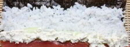 роллы с творожным сыром. Шаг 7