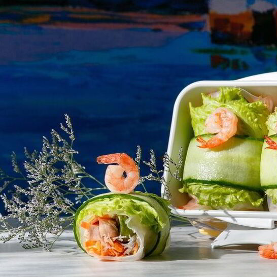 Рецепт спринг-роллы с кальмарами и тунцом