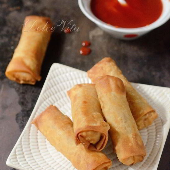 Рецепт спринг-роллы с капустой