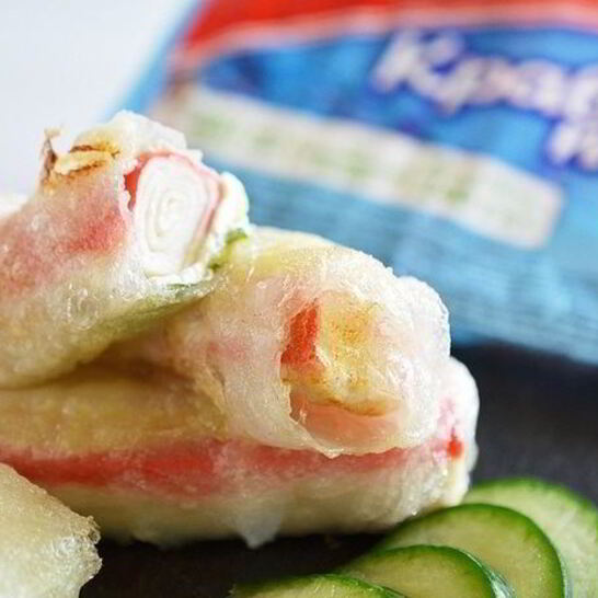 Рецепт спринг-роллы с крабовыми палочками