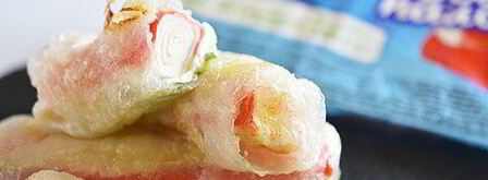 спринг-роллы с крабовыми палочками. Шаг 6