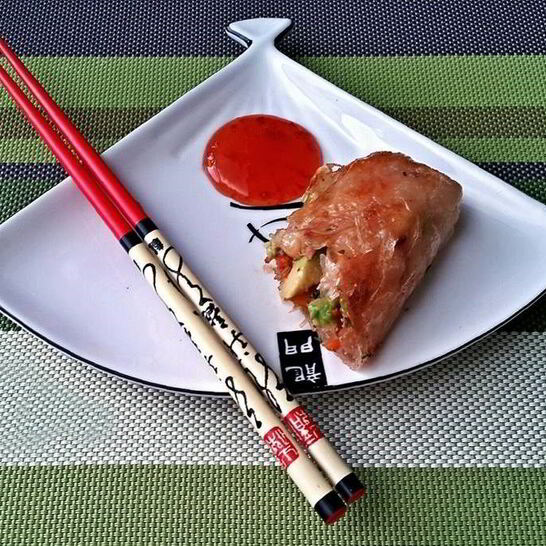 Рецепт спринг-роллы с креветкой и авокадо