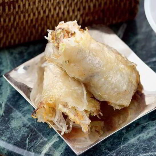 Рецепт спринг-роллы с цесаркой и креветками