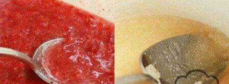 бисквитный рулет с клубникой. Шаг 4