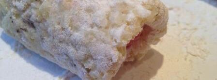 картофельные рулетики с фаршем. Шаг 5