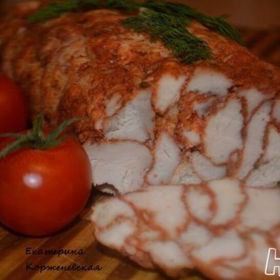 Рецепт куриный рулет с паприкой