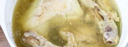 куриный рулет с желатином в бутылке. Шаг 6