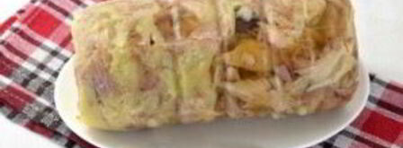 куриный рулет в бутылке с желатином. Шаг 6