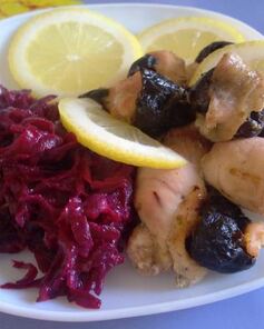 Куриные рулетики с черносливом Вкусняшки