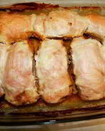 Куриные рулетики с овощами