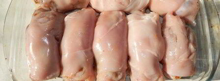 куриные рулетики с овощами. Шаг 5