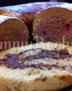 Медовый бисквитный рулет