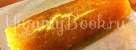 медовый бисквитный рулет. Шаг 8