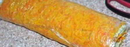 морковный рулет диетический. Шаг 9