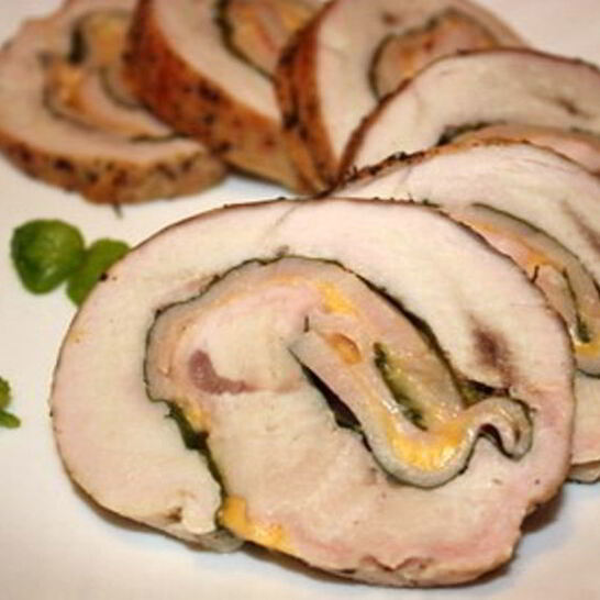 Рецепт мясной рулет из индейки