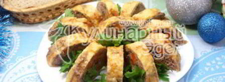 мясной рулет с грибами и сыром. Шаг 6