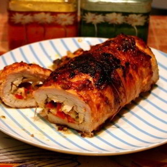 Рецепт мясной рулет в духовке