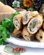 Мясные рулетики по-деревенски