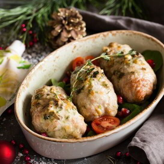 Рецепт мясные рулетики с сыром и зеленью