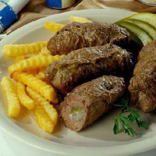 Рецепт мясные рулетики в майонезе