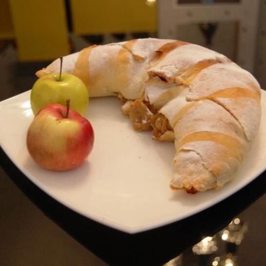 Рецепт постный яблочный рулет