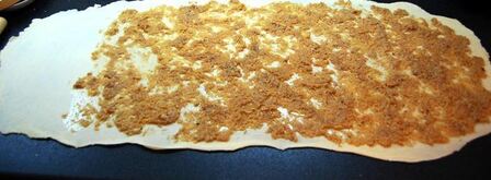 постный яблочный рулет. Шаг 8