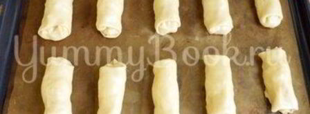 постные хрустящие рулетики с начинкой. Шаг 9