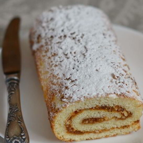 Рецепт рулет из бисквита