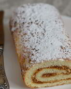 Рулет из бисквита