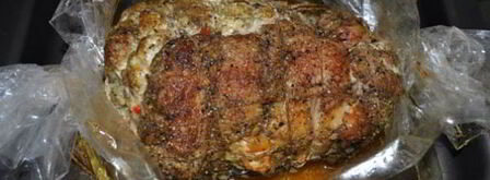 рулет из брюшины со сладким перцем. Шаг 9