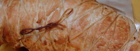 рулет из индейки с рикоттой под соусом сабайон. Шаг 10