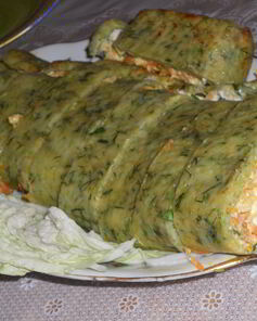 Рулет из кабачков