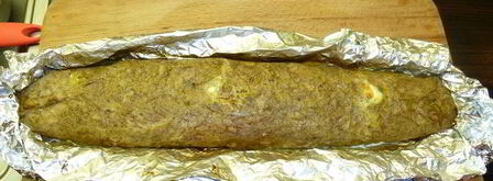 рулет из куриного фарша. Шаг 6