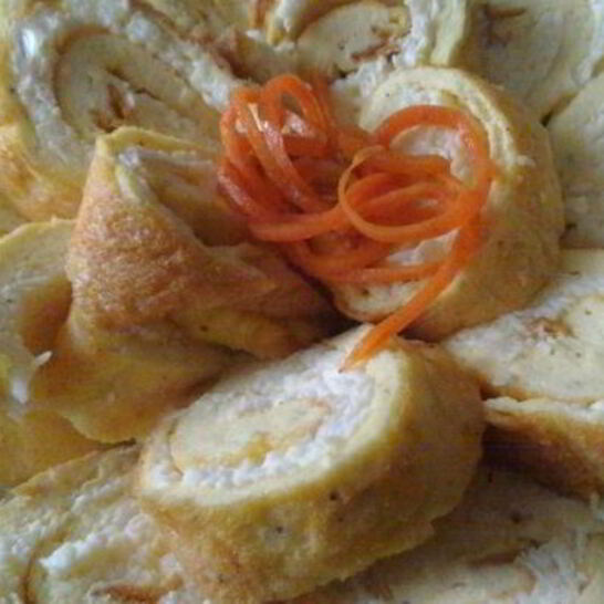 Рецепт рулет из омлета