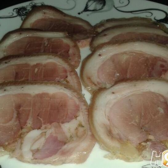 Рецепт рулет из рульки в мультиварке