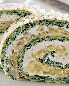 Рулет из шпината