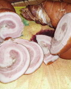 Рулет из свиной брюшины