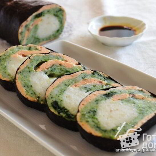 Рецепт рулет рыбный в нори