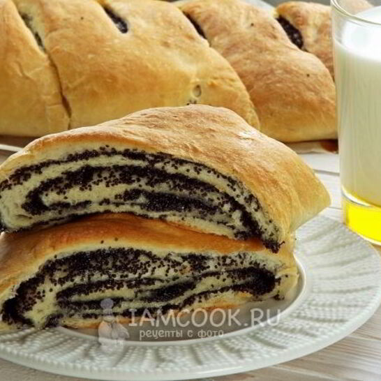 Рецепт рулет с маком из дрожжевого теста