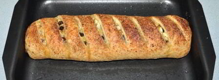 рулет с яблоками из творожного теста. Шаг 7