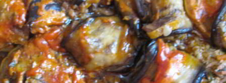 рулетики из баклажанов с отварной телятиной. Шаг 10