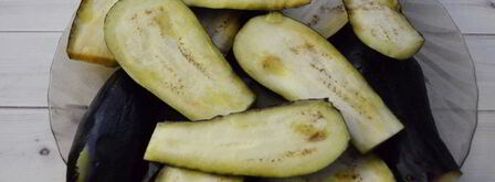 рулетики из баклажанов с творогом и сыром. Шаг 3