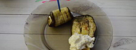 рулетики из баклажанов с творогом и сыром. Шаг 6