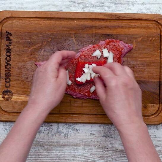 Рецепт рулетики из говядины